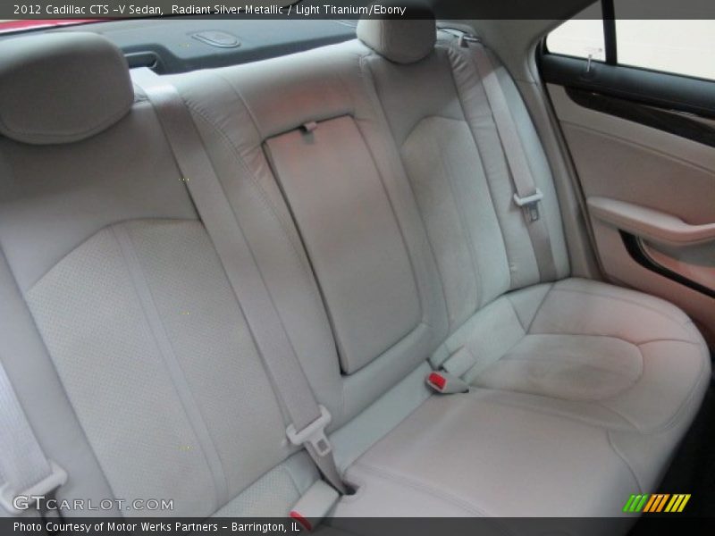 Radiant Silver Metallic / Light Titanium/Ebony 2012 Cadillac CTS -V Sedan
