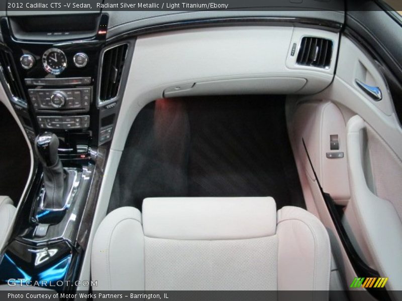 Radiant Silver Metallic / Light Titanium/Ebony 2012 Cadillac CTS -V Sedan
