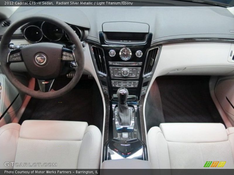 Radiant Silver Metallic / Light Titanium/Ebony 2012 Cadillac CTS -V Sedan