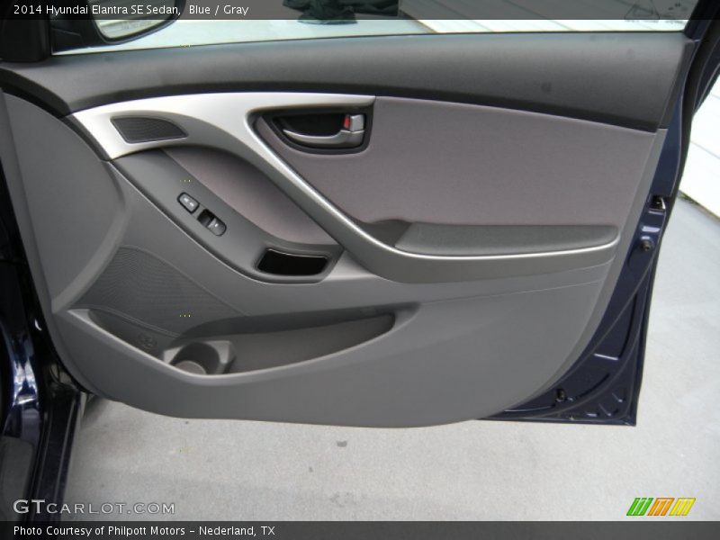 Blue / Gray 2014 Hyundai Elantra SE Sedan