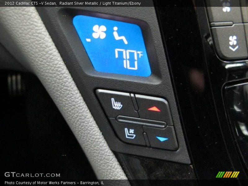Radiant Silver Metallic / Light Titanium/Ebony 2012 Cadillac CTS -V Sedan