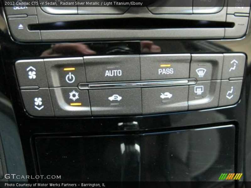 Radiant Silver Metallic / Light Titanium/Ebony 2012 Cadillac CTS -V Sedan