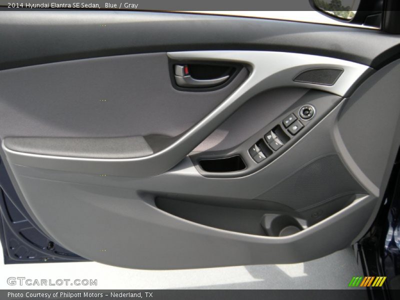 Blue / Gray 2014 Hyundai Elantra SE Sedan