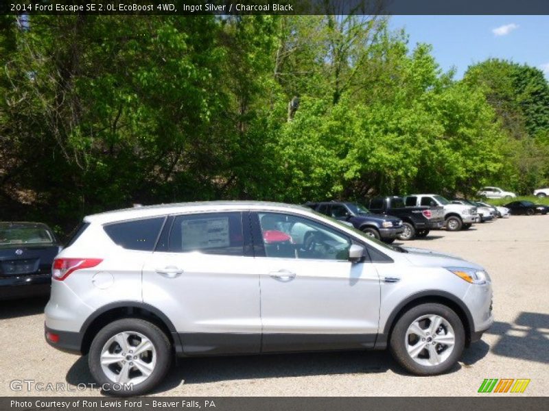 Ingot Silver / Charcoal Black 2014 Ford Escape SE 2.0L EcoBoost 4WD