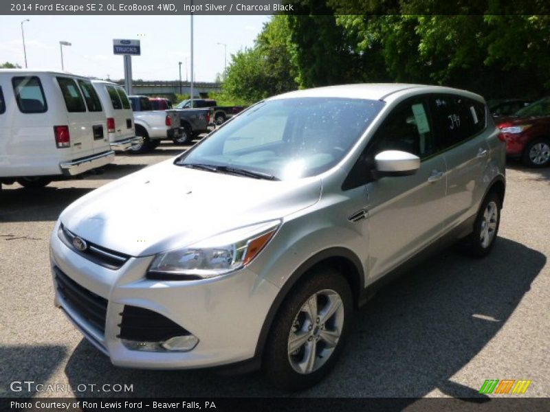 Ingot Silver / Charcoal Black 2014 Ford Escape SE 2.0L EcoBoost 4WD