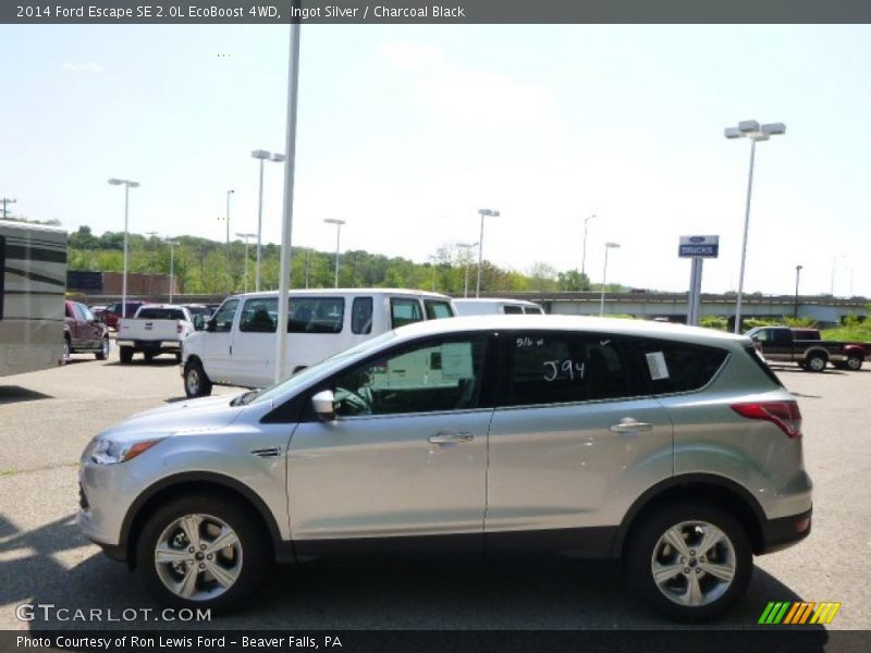 Ingot Silver / Charcoal Black 2014 Ford Escape SE 2.0L EcoBoost 4WD