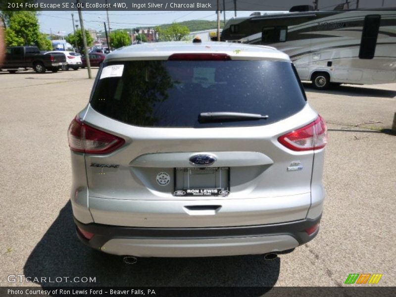 Ingot Silver / Charcoal Black 2014 Ford Escape SE 2.0L EcoBoost 4WD