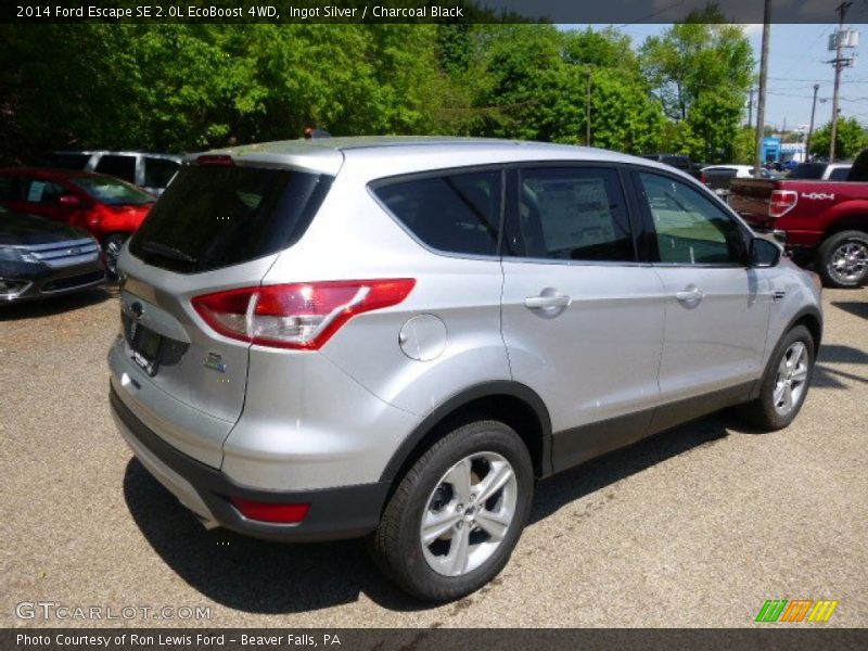 Ingot Silver / Charcoal Black 2014 Ford Escape SE 2.0L EcoBoost 4WD