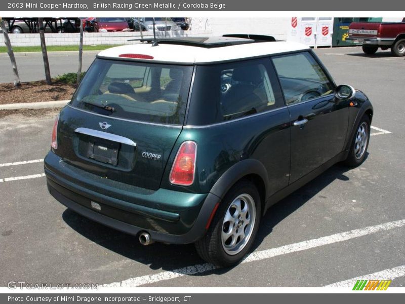 British Racing Green Metallic / Cordoba Beige 2003 Mini Cooper Hardtop