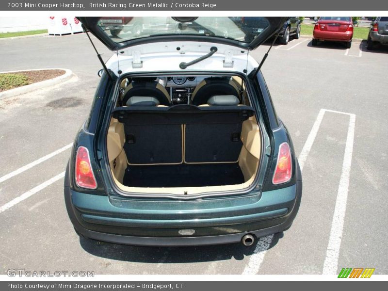 British Racing Green Metallic / Cordoba Beige 2003 Mini Cooper Hardtop