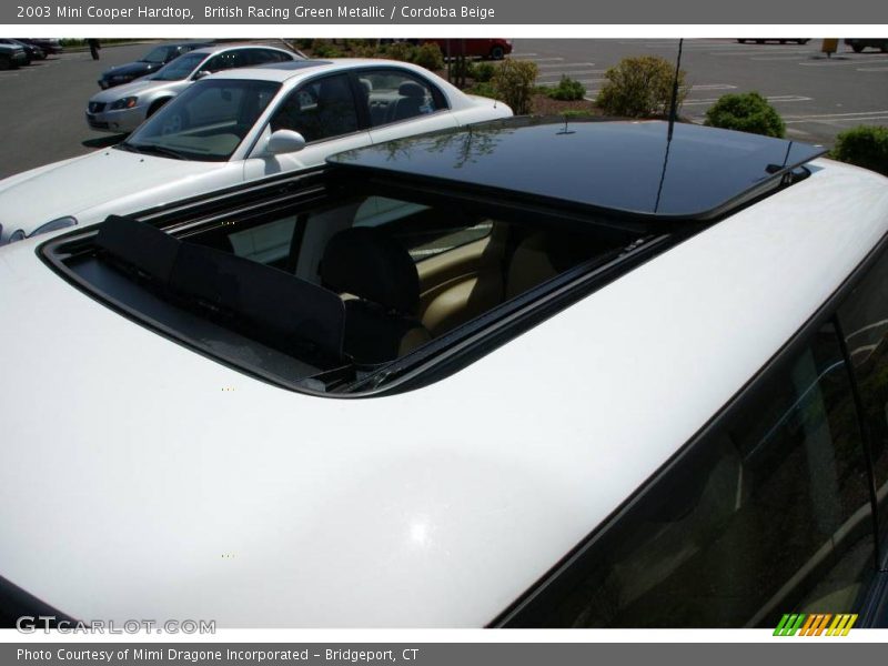 British Racing Green Metallic / Cordoba Beige 2003 Mini Cooper Hardtop