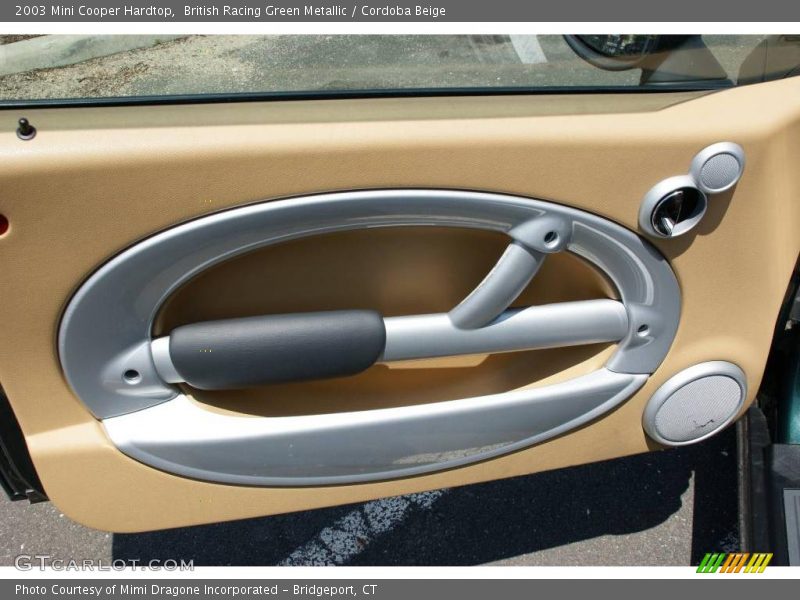 British Racing Green Metallic / Cordoba Beige 2003 Mini Cooper Hardtop