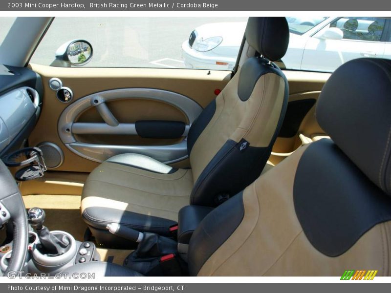British Racing Green Metallic / Cordoba Beige 2003 Mini Cooper Hardtop