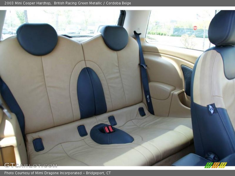 British Racing Green Metallic / Cordoba Beige 2003 Mini Cooper Hardtop