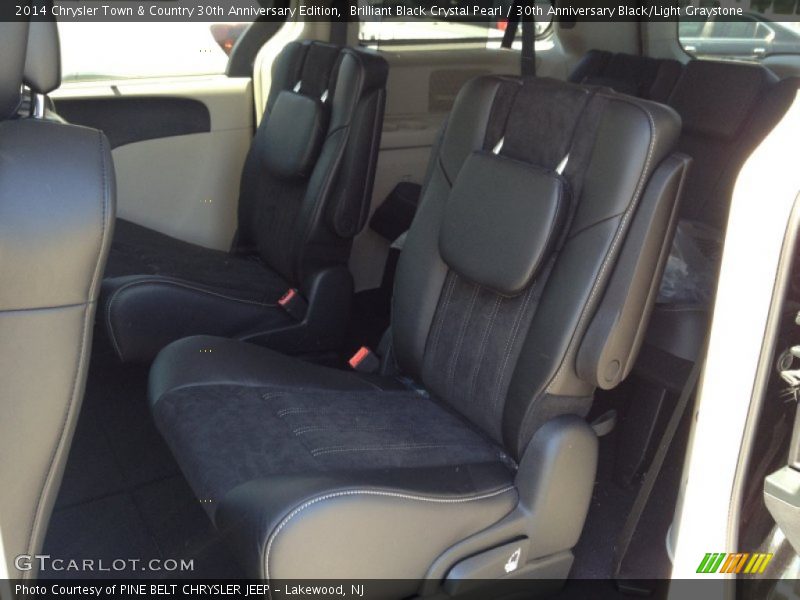 Brilliant Black Crystal Pearl / 30th Anniversary Black/Light Graystone 2014 Chrysler Town & Country 30th Anniversary Edition