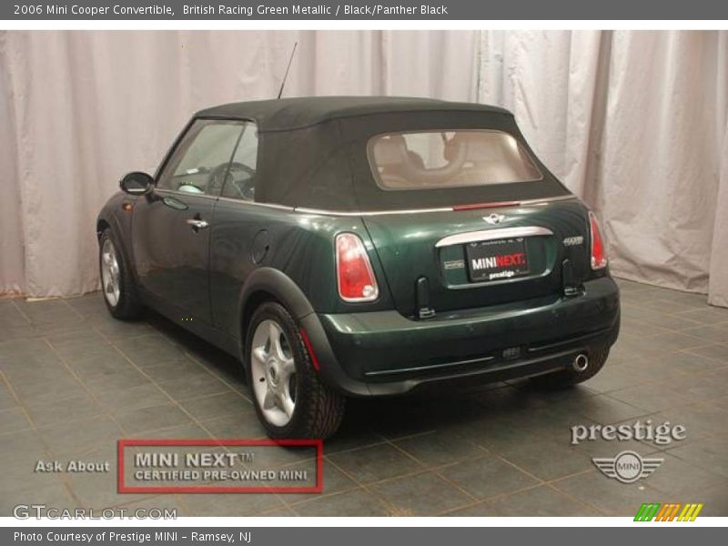 British Racing Green Metallic / Black/Panther Black 2006 Mini Cooper Convertible