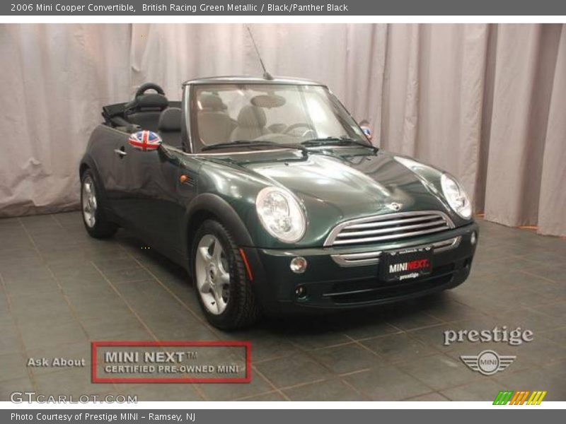 British Racing Green Metallic / Black/Panther Black 2006 Mini Cooper Convertible