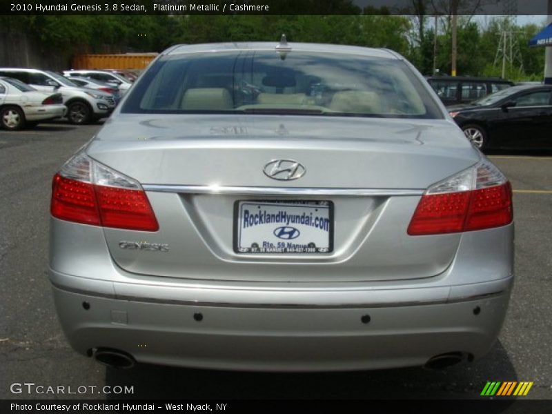 Platinum Metallic / Cashmere 2010 Hyundai Genesis 3.8 Sedan