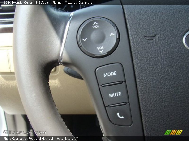 Platinum Metallic / Cashmere 2010 Hyundai Genesis 3.8 Sedan