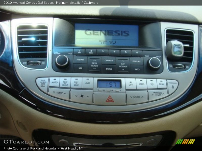 Platinum Metallic / Cashmere 2010 Hyundai Genesis 3.8 Sedan