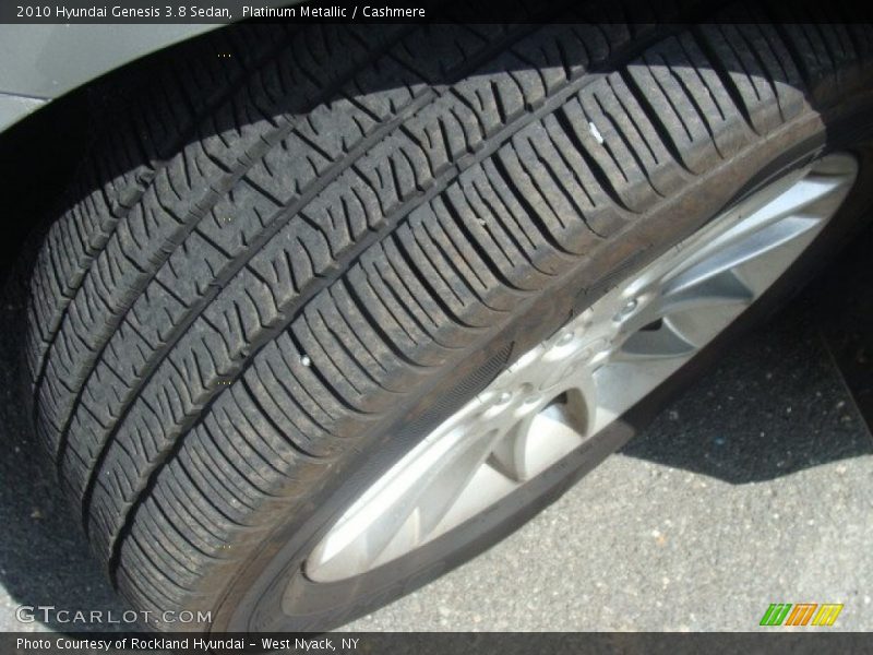 Platinum Metallic / Cashmere 2010 Hyundai Genesis 3.8 Sedan