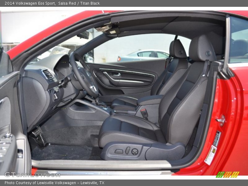 Salsa Red / Titan Black 2014 Volkswagen Eos Sport