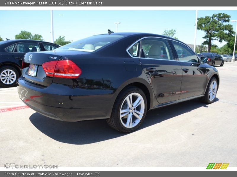 Black / Cornsilk Beige 2014 Volkswagen Passat 1.8T SE