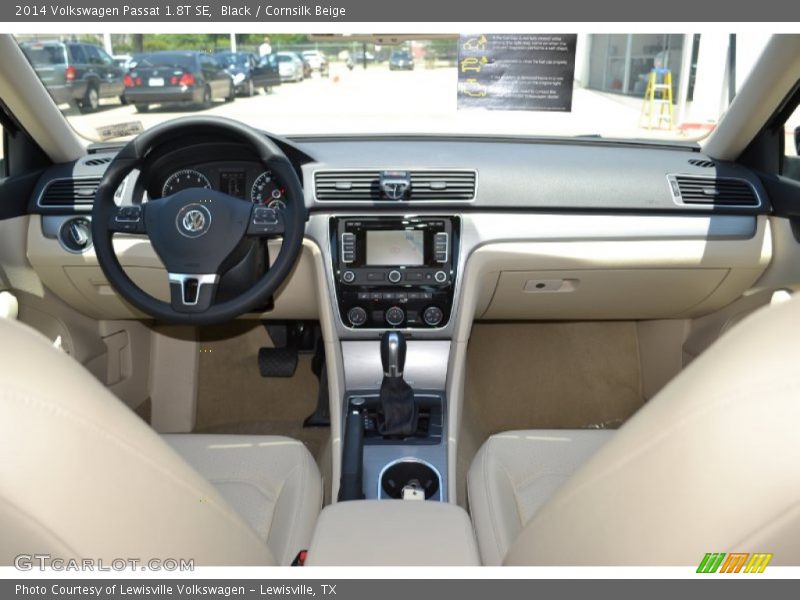 Black / Cornsilk Beige 2014 Volkswagen Passat 1.8T SE