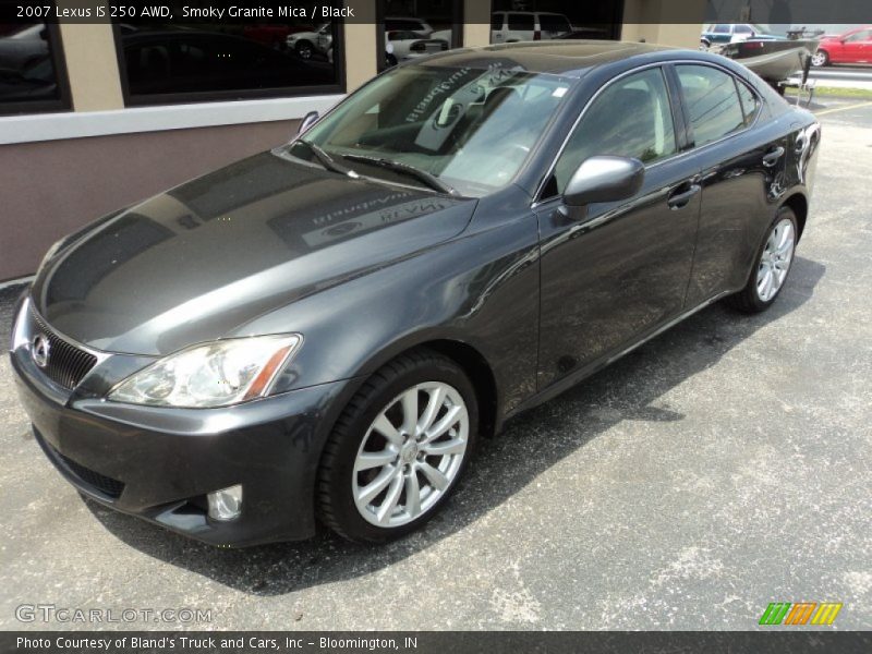 Smoky Granite Mica / Black 2007 Lexus IS 250 AWD