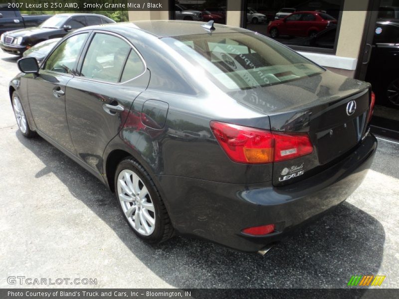 Smoky Granite Mica / Black 2007 Lexus IS 250 AWD