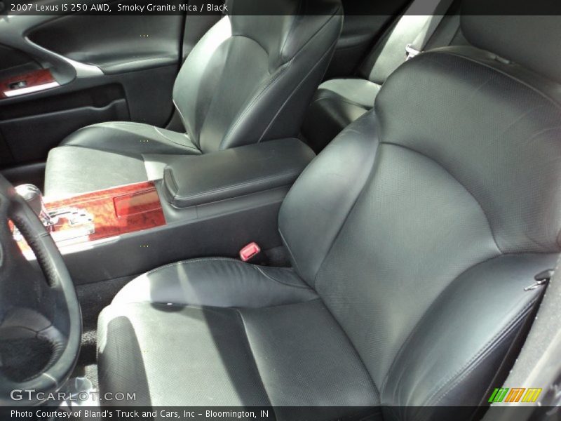 Smoky Granite Mica / Black 2007 Lexus IS 250 AWD