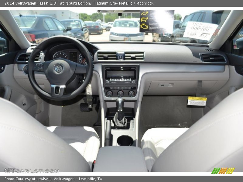 Platinum Gray Metallic / Moonrock 2014 Volkswagen Passat 1.8T Wolfsburg Edition