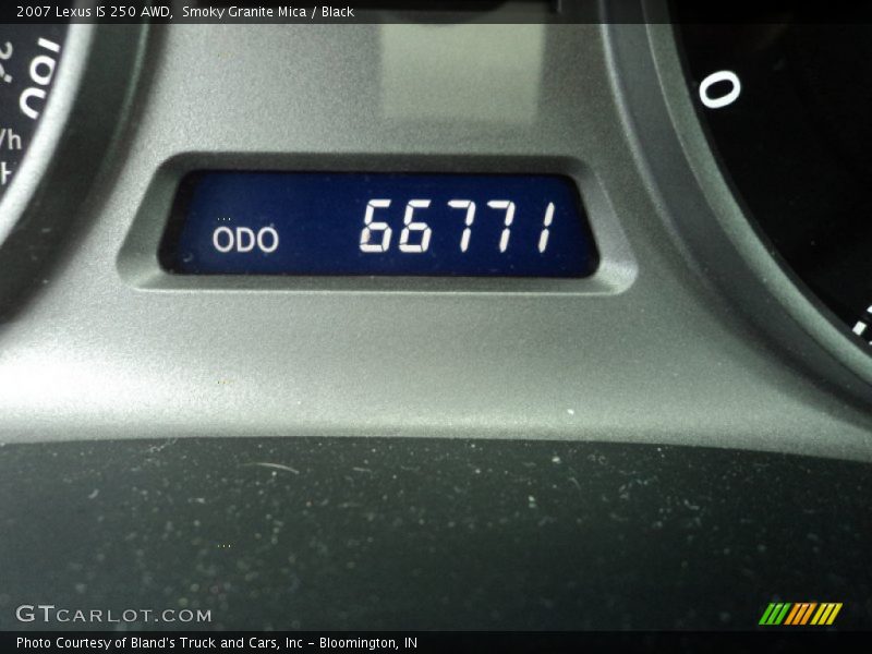 Smoky Granite Mica / Black 2007 Lexus IS 250 AWD