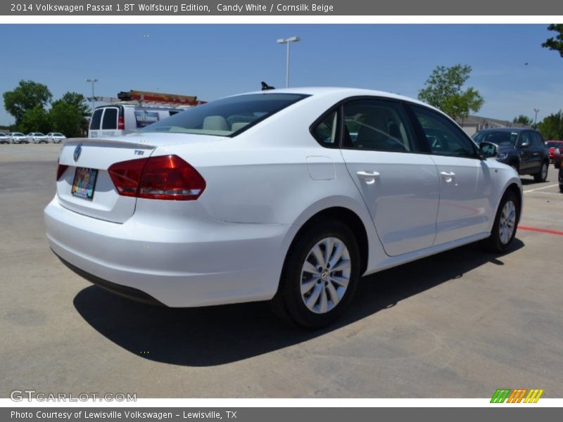 Candy White / Cornsilk Beige 2014 Volkswagen Passat 1.8T Wolfsburg Edition