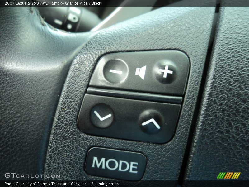 Smoky Granite Mica / Black 2007 Lexus IS 250 AWD