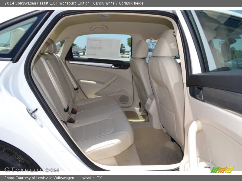 Candy White / Cornsilk Beige 2014 Volkswagen Passat 1.8T Wolfsburg Edition