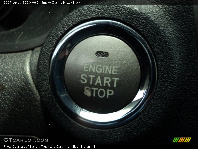 Smoky Granite Mica / Black 2007 Lexus IS 250 AWD