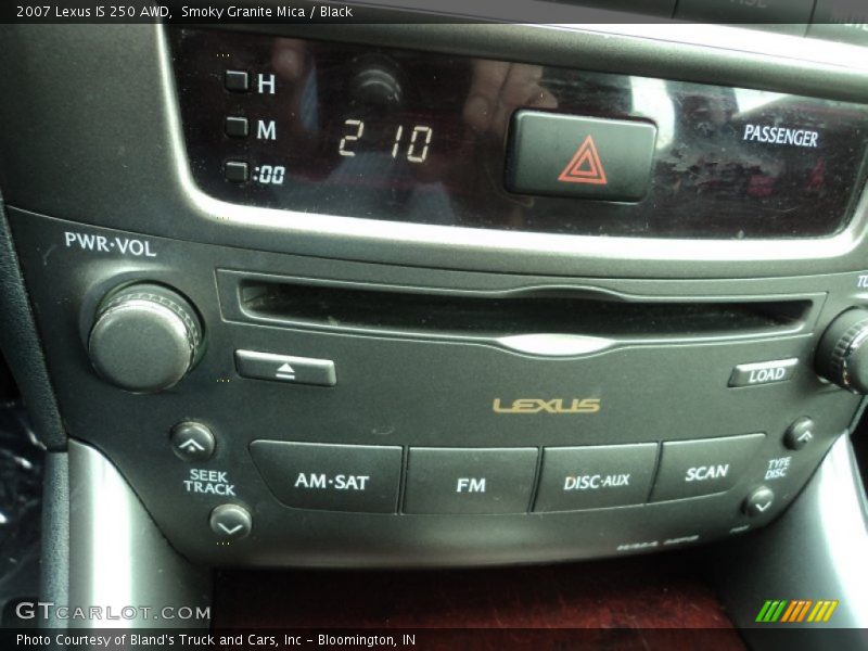 Smoky Granite Mica / Black 2007 Lexus IS 250 AWD