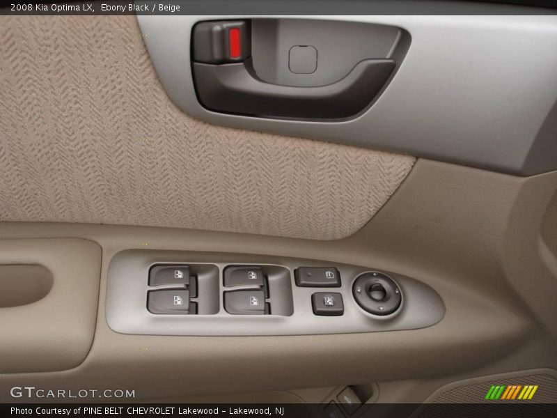 Ebony Black / Beige 2008 Kia Optima LX