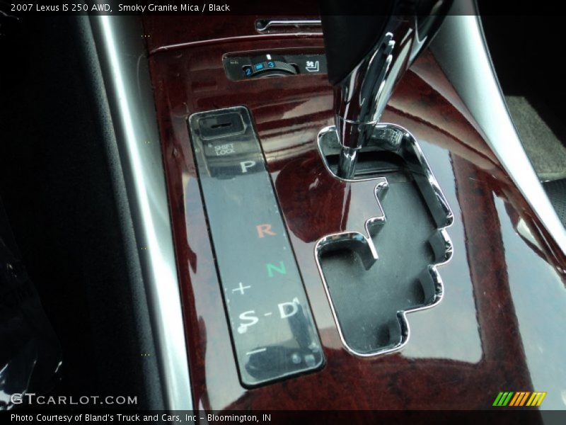 Smoky Granite Mica / Black 2007 Lexus IS 250 AWD