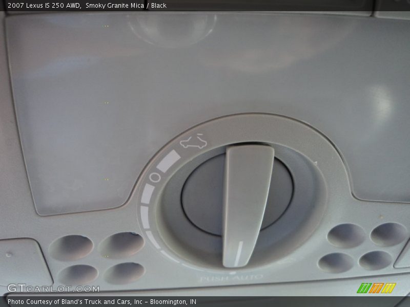 Smoky Granite Mica / Black 2007 Lexus IS 250 AWD