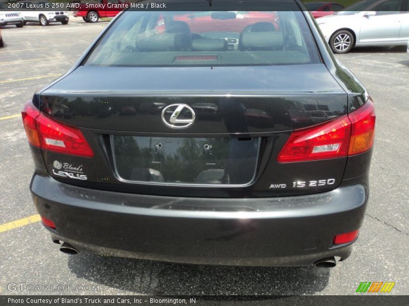 Smoky Granite Mica / Black 2007 Lexus IS 250 AWD