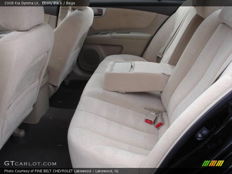 Ebony Black / Beige 2008 Kia Optima LX