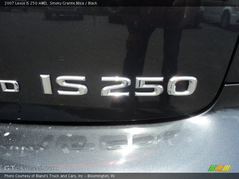Smoky Granite Mica / Black 2007 Lexus IS 250 AWD