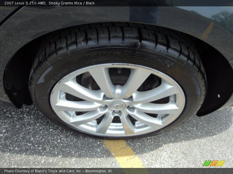Smoky Granite Mica / Black 2007 Lexus IS 250 AWD