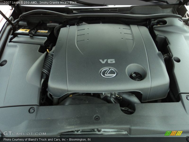 Smoky Granite Mica / Black 2007 Lexus IS 250 AWD