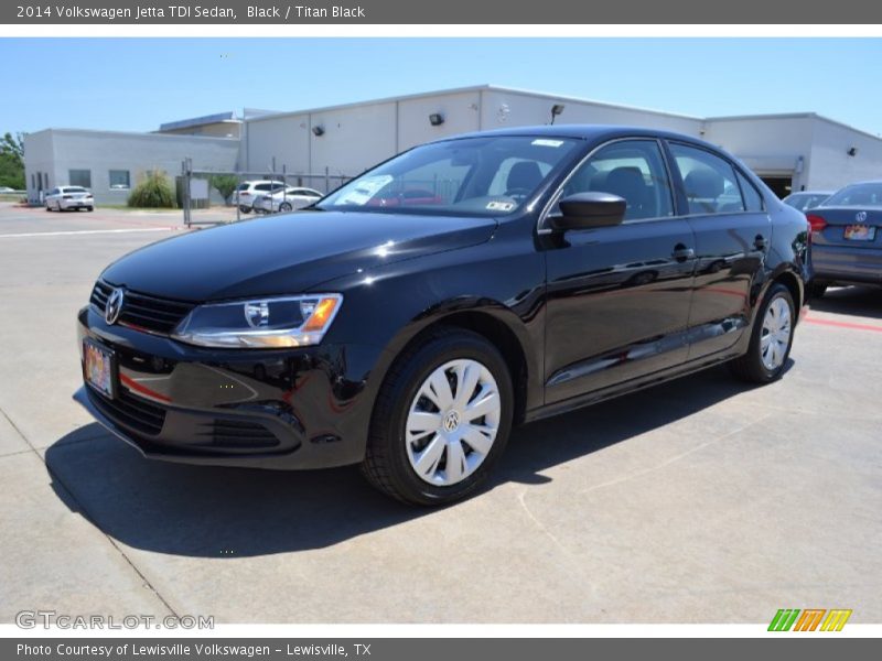 Black / Titan Black 2014 Volkswagen Jetta TDI Sedan