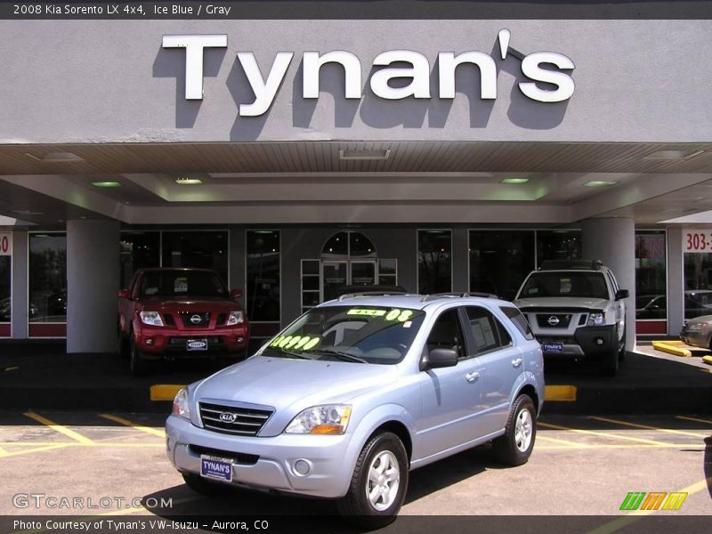 Ice Blue / Gray 2008 Kia Sorento LX 4x4