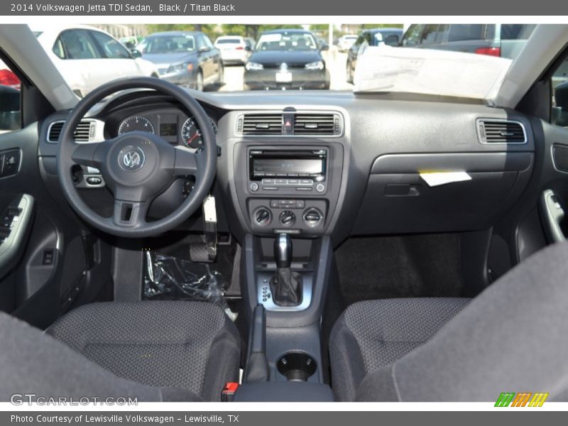 Black / Titan Black 2014 Volkswagen Jetta TDI Sedan