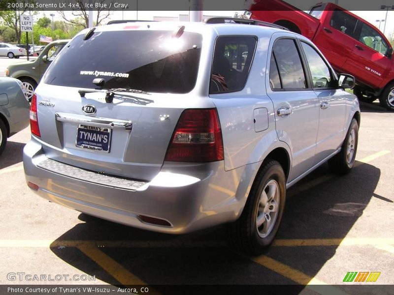 Ice Blue / Gray 2008 Kia Sorento LX 4x4